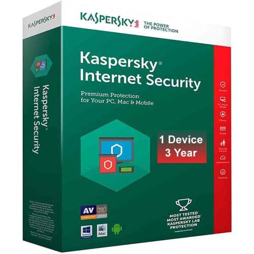 Kaspersky Internet Security 
1 User 3 Years